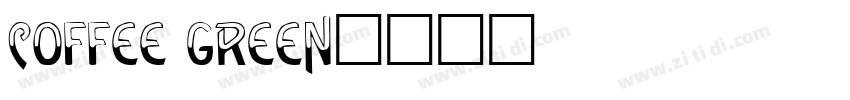 Coffee Green字体转换